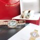 Cartier Baignoire Rose Gold Replica Watch Silver Roman Dial Diamond Bezel (2)_th.jpg